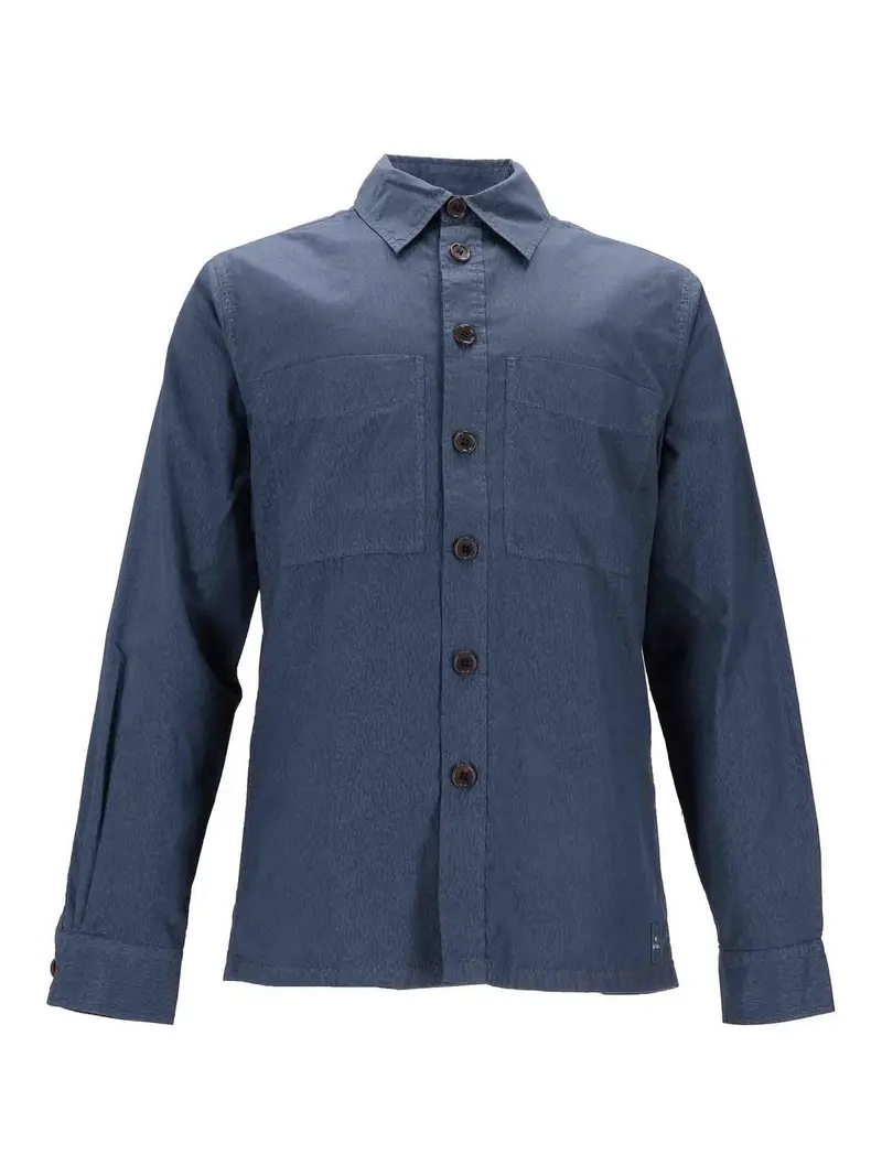 Giacca da camicia da uomo Blu scuro