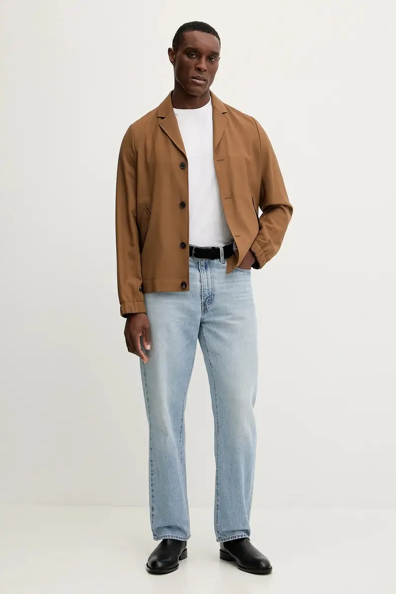 giacca in lana Marrone miniatura 2