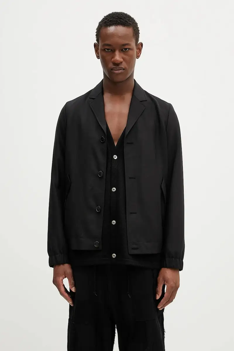 giacca in lana uomo colore nero M1R-440Z-P00108