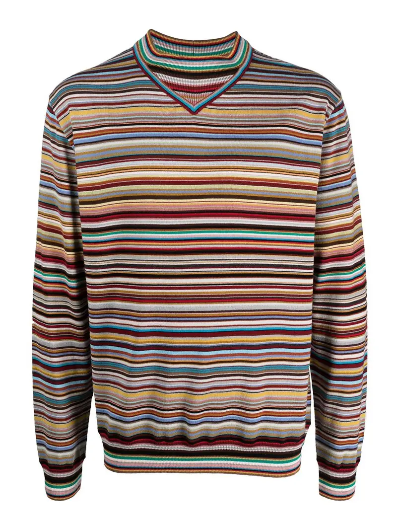 Maglione a righe Multicolore