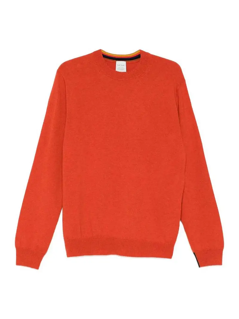 Maglione da uomo girocollo Arancione