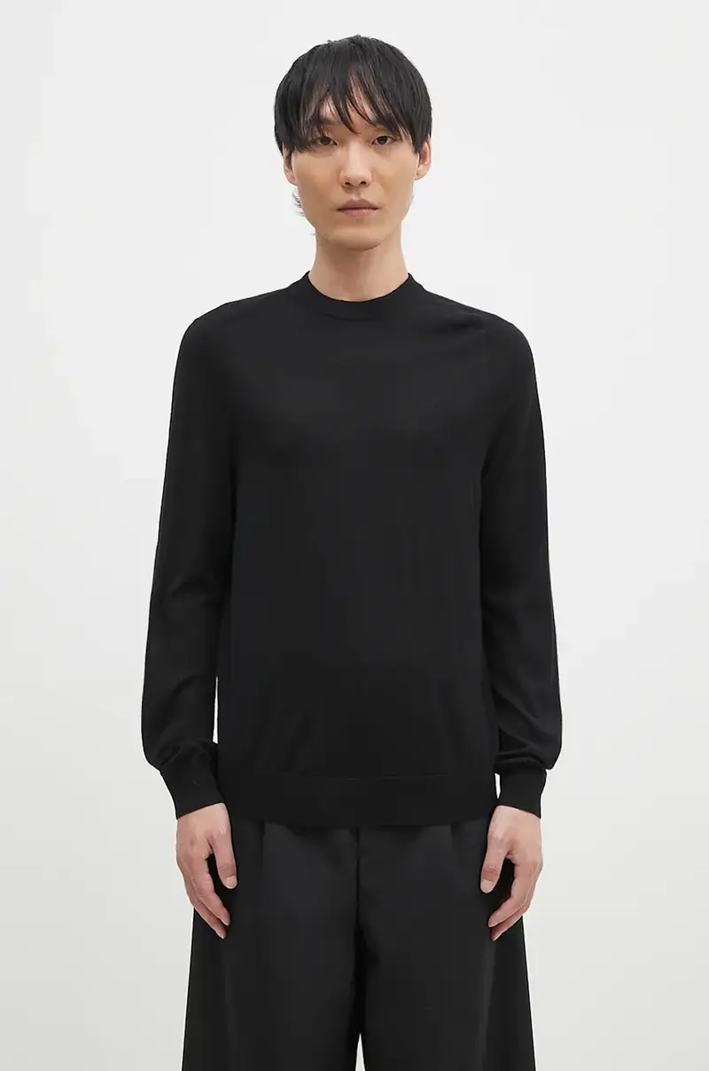 maglione in lana uomo colore nero M1R-562X-M02093