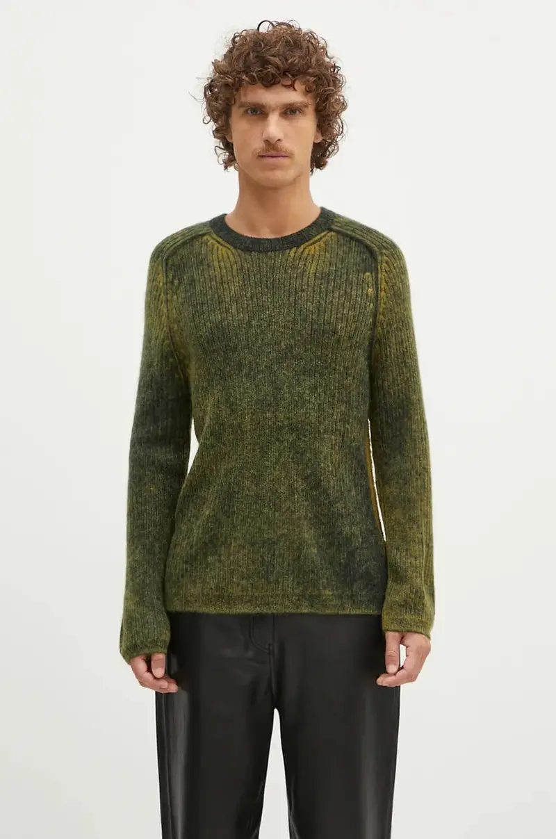 maglione in lana uomo colore verde M1R-912Y-N02506