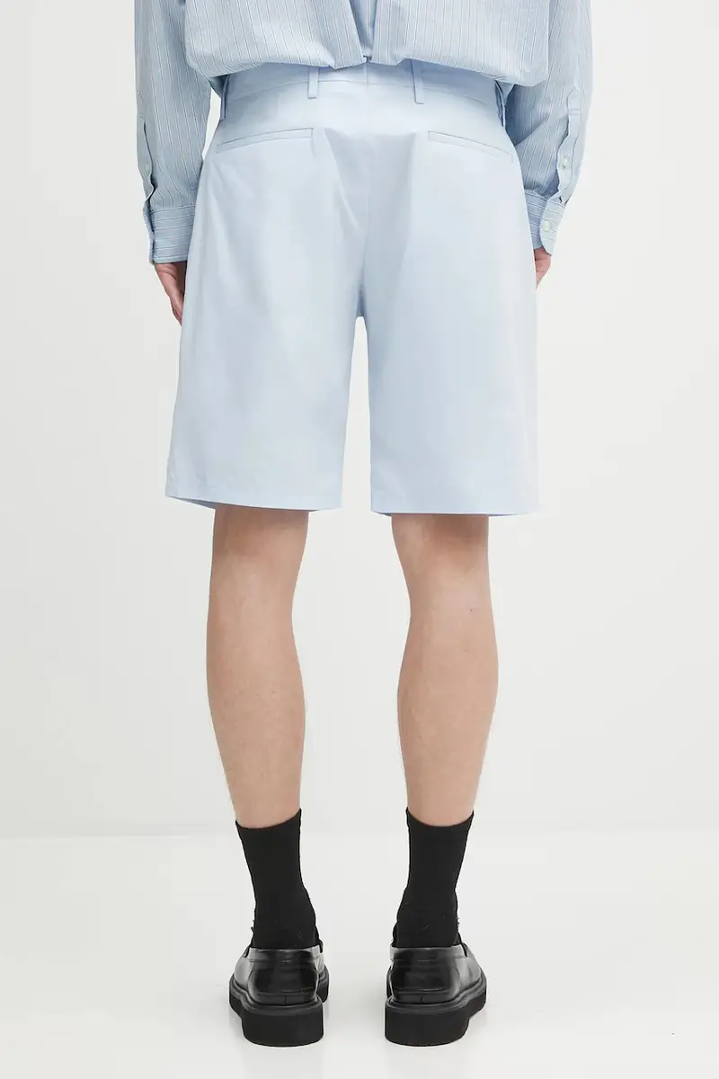 pantaloncini in cotone Blu miniatura 3