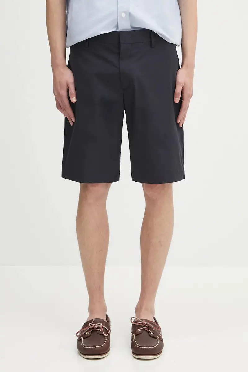 pantaloncini in cotone uomo colore blu navy M1R-108S-P02630