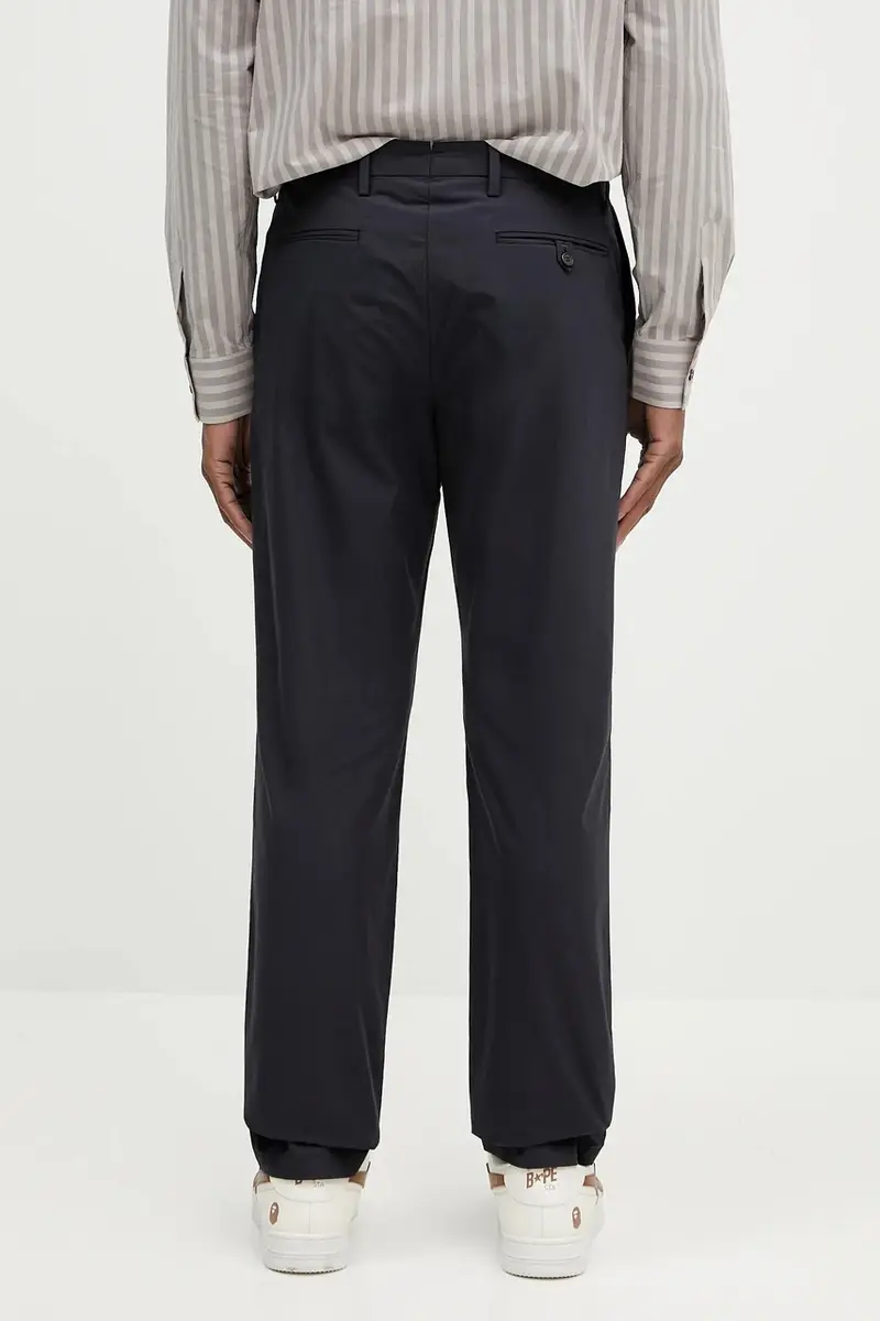 pantaloni in cotone Blu navy miniatura 3
