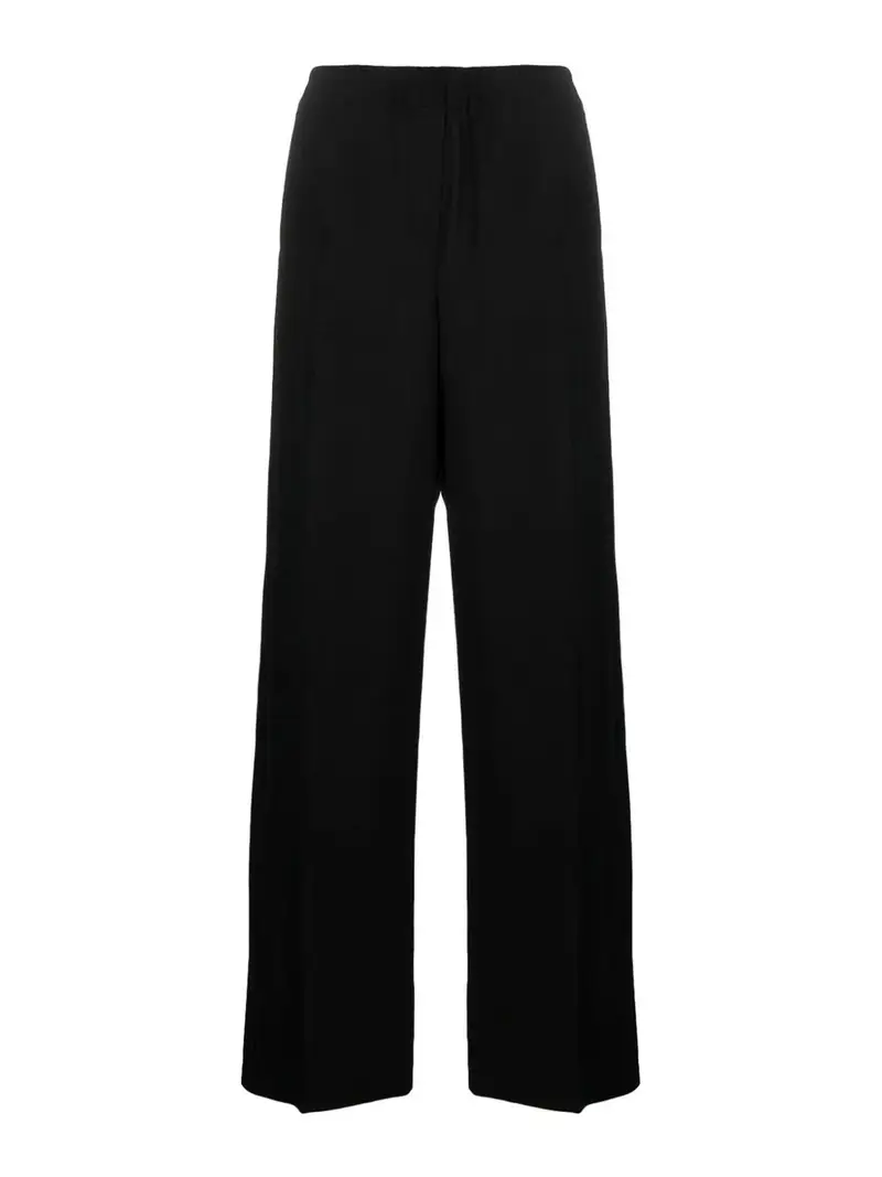 Pantaloni larghi a vita alta Nero