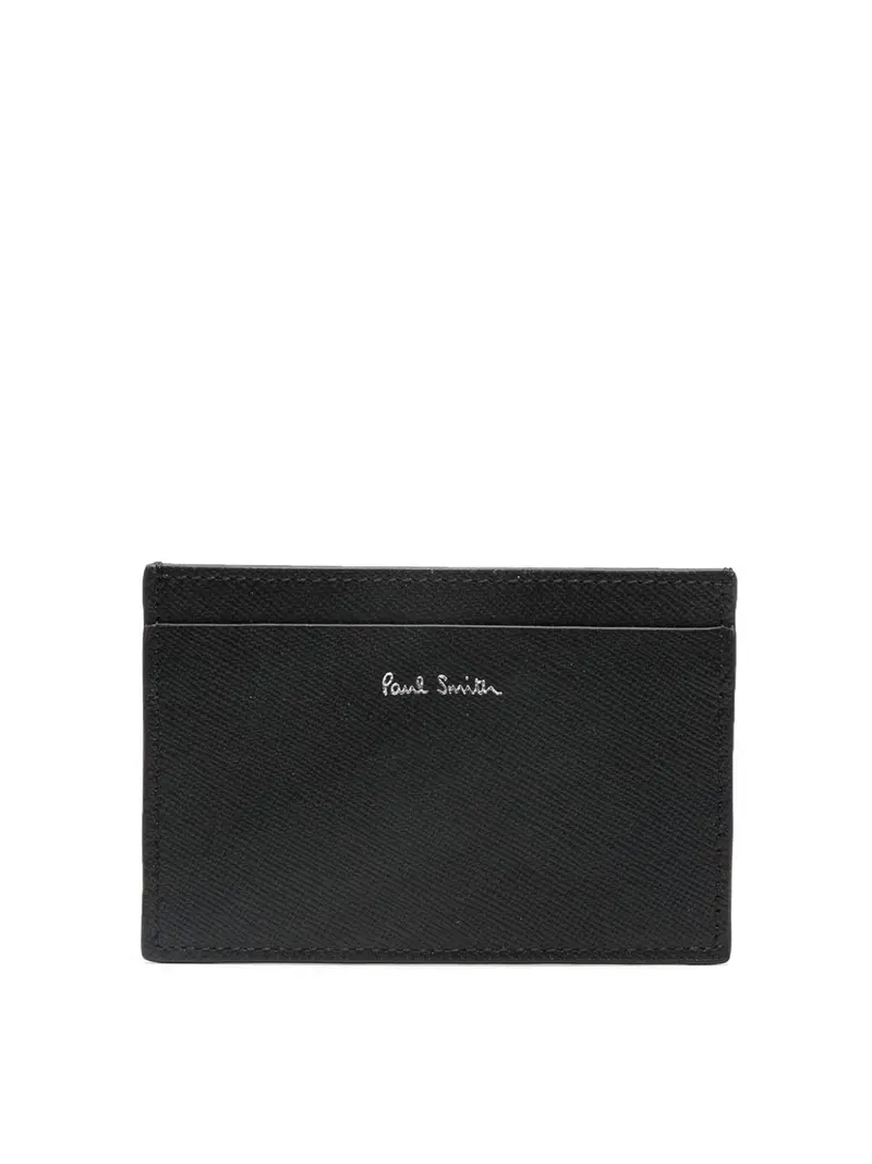 Portacarte in pelle Nero