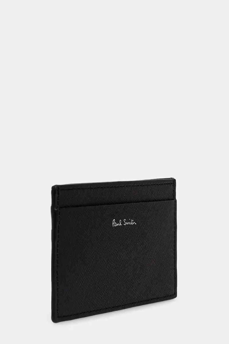 portacarte in pelle Nero miniatura 3