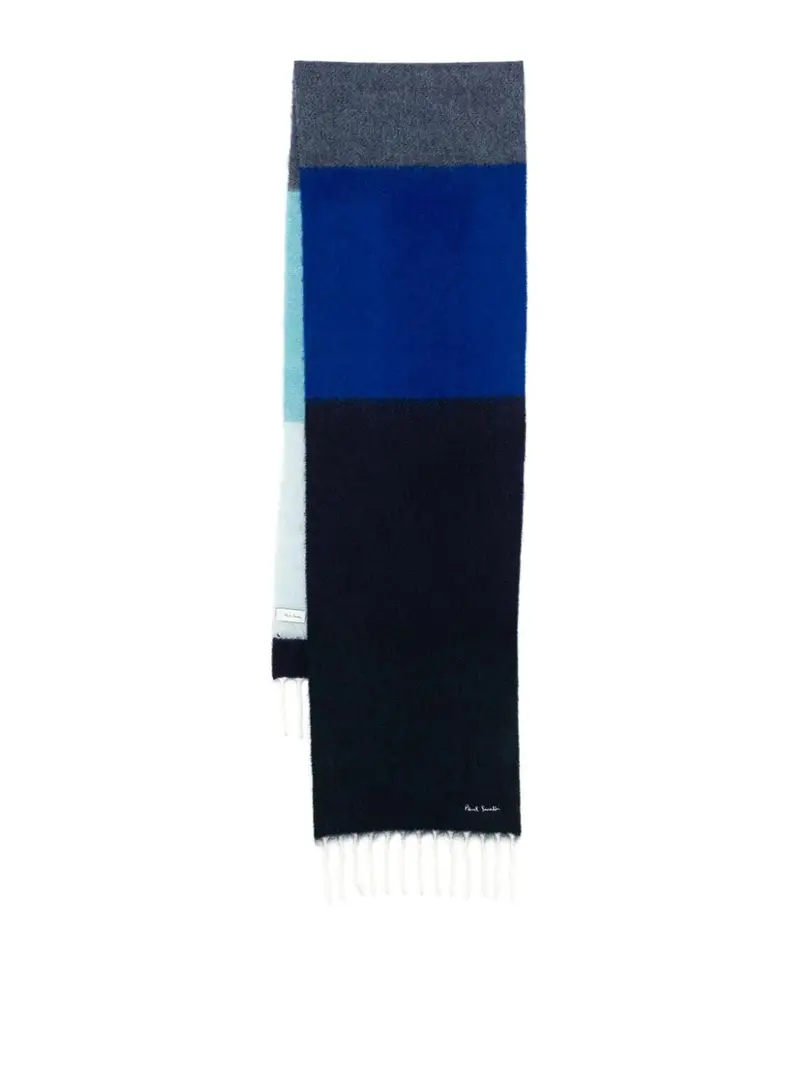 Sciarpa da donna color block Blu