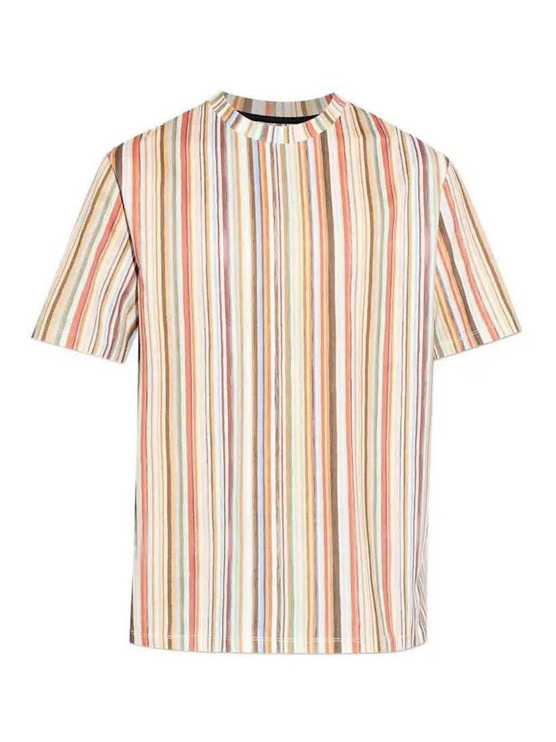 T-shirt in cotone con scritta Multicolore