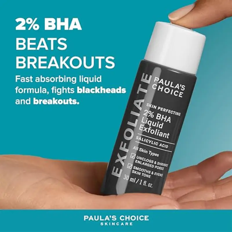 Paula's Choice SKIN PERFECTING 2% BHA Esfoliante Liquido - Peeling Viso con Acido Salicilico - Combatte Imperfezioni, Punti Neri & Brufoli - Ridurre i Pori - Pelli Miste o Grasse - 30 ml miniatura 2