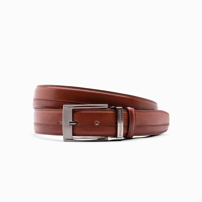 Fasano Cintura Sposo Pelle Cognac Grav 1000 Brown