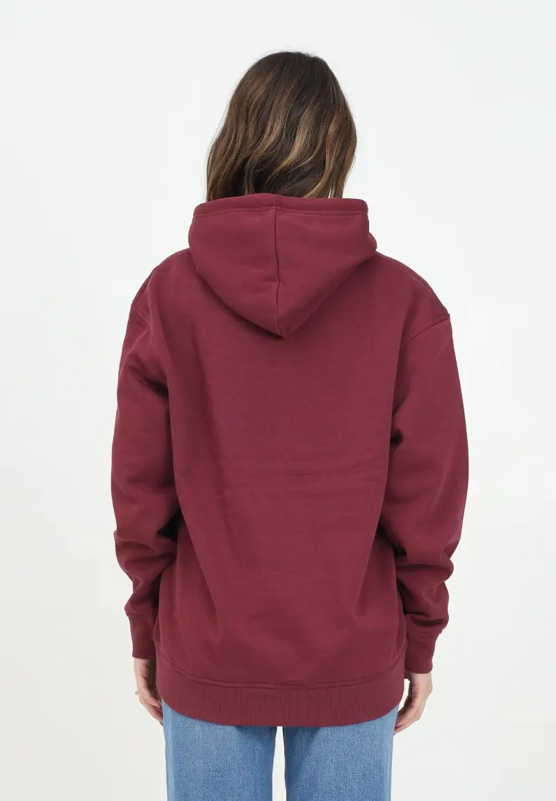 Pavidas Felpa con cappuccio bordeaux per uomo e donna in cotone miniatura 3