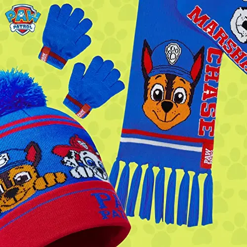 Paw Patrol Accessori Invernali Ragazzo per Scuola e Viaggiare miniatura 3