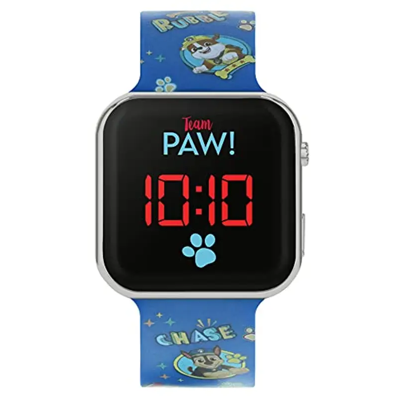 Paw Patrol Orologio Digitale Quarzo Unisex Bambini con Cinturino in Silicone PAW4354