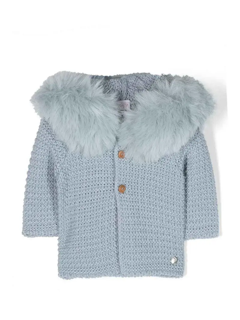 Cappotto Con Cappuccio Blu