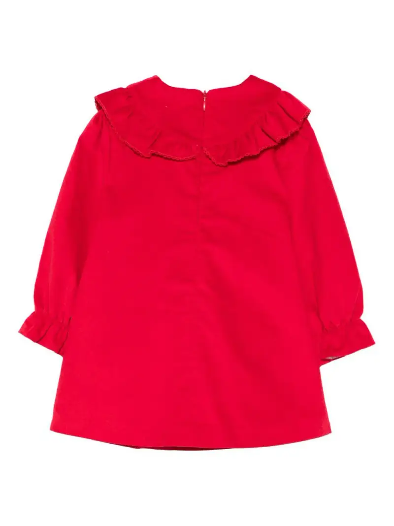 Paz Rodriguez Kids Abito Bambina Rosso miniatura 2