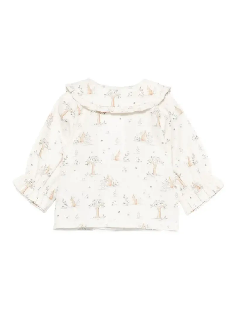 Paz Rodriguez Kids Camicia Bambino Avena miniatura 2