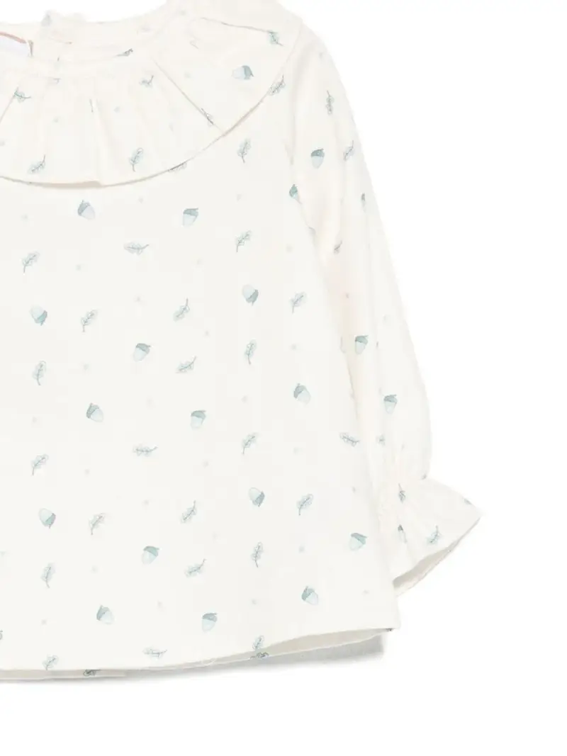 Paz Rodriguez Kids Maglia Avena Bambino in cotone con stampa miniatura 2