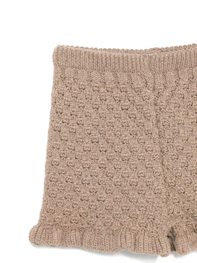 Paz Rodriguez Kids Pantaloni corto marrone per bambino miniatura 3