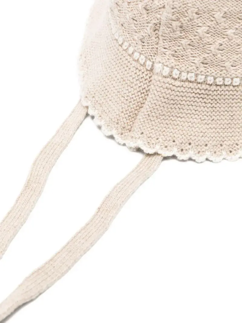 Paz Rodriguez Kids Cappello beige per Bambino miniatura 2