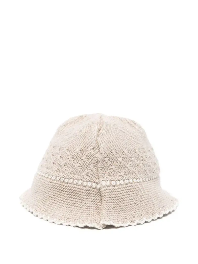 Paz Rodriguez Kids Cappello beige per Bambino miniatura 3