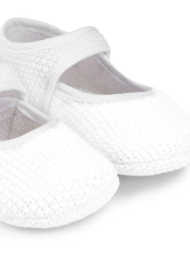 Ballerina in maglia bianca Bianco miniatura 2