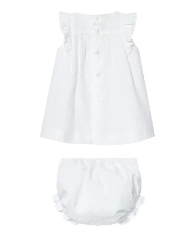 Completo bianco neonata (2pz) miniatura 2