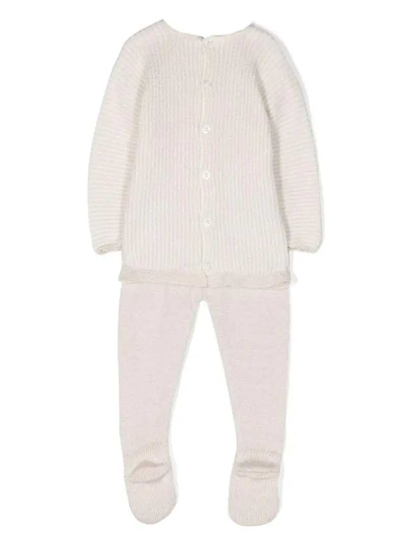 Tutina Neonato Beige miniatura 3