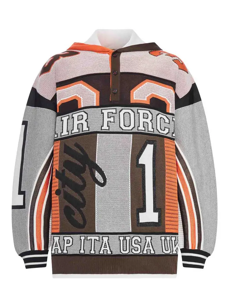 Felpa con cappuccio dell Aeronautica Militare Multicolore