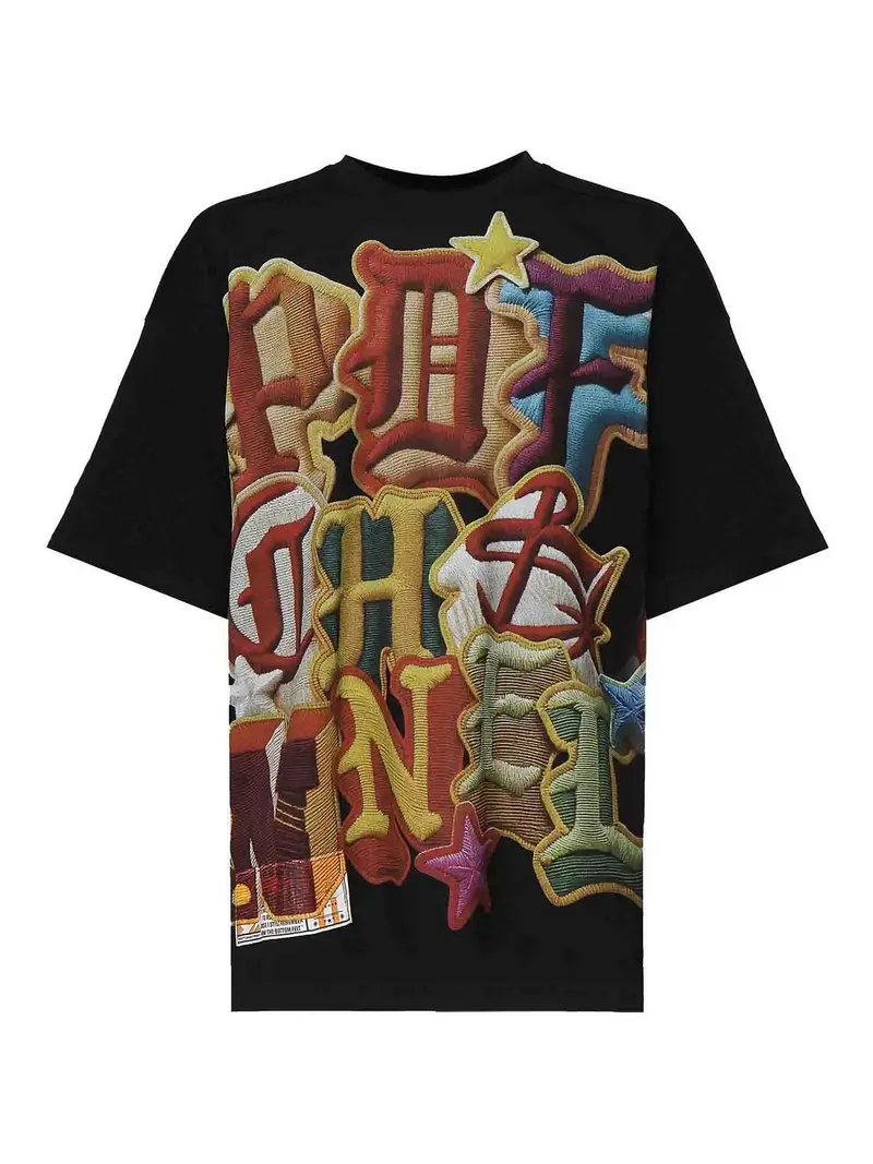 T-shirt stampata Multicolore