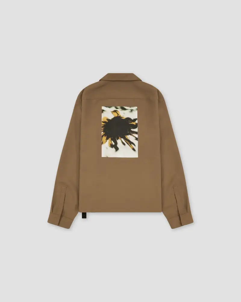 Peacemaker Maglia beige con logo e stampa sul retro miniatura 2