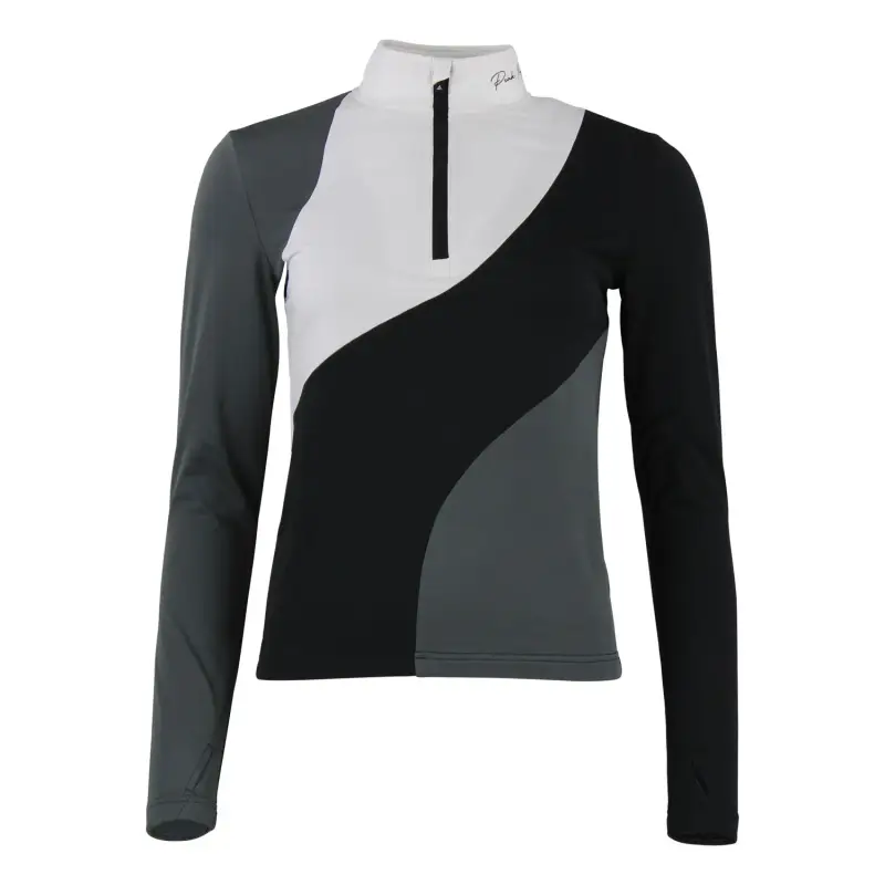 Maglia a maniche lunghe con zip per donna Peak Mountain Aramis