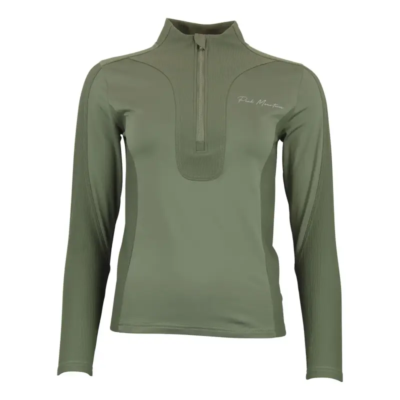Maglia a maniche lunghe con zip per donna Peak Mountain Aramis