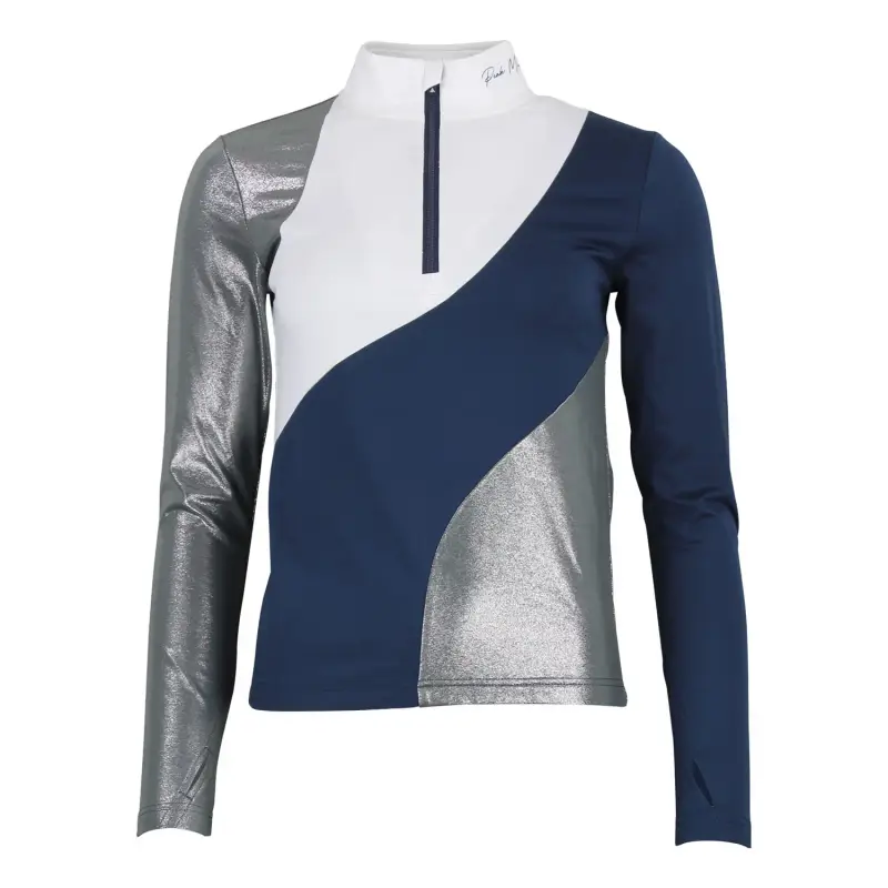 Maglia a maniche lunghe con zip per donna Peak Mountain Aramis