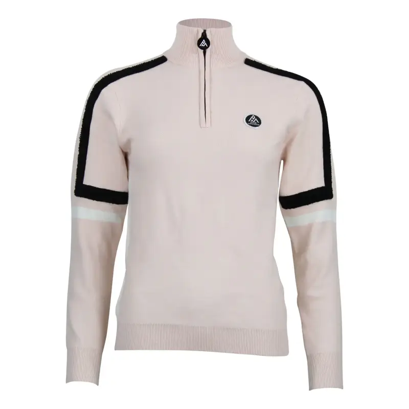Pullover col roulé 1/2 zip donna Peak Mountain Asta