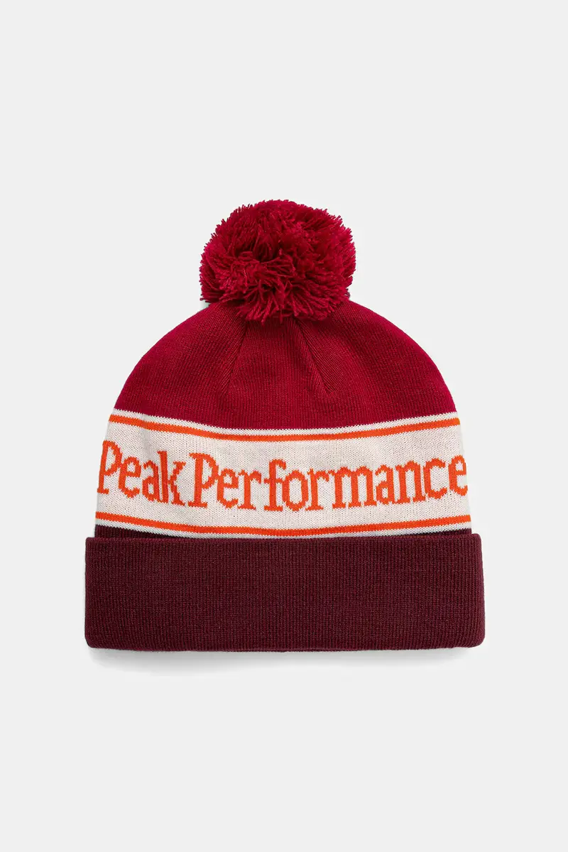 Peak Performance Maglia rossa con pon-pon
