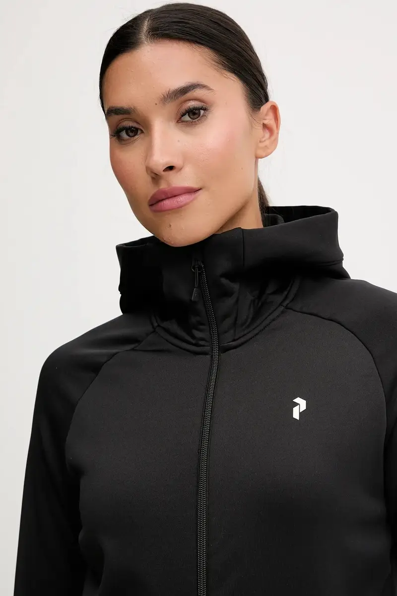 felpa Rider donna colore nero con cappuccio G80574 miniatura 4