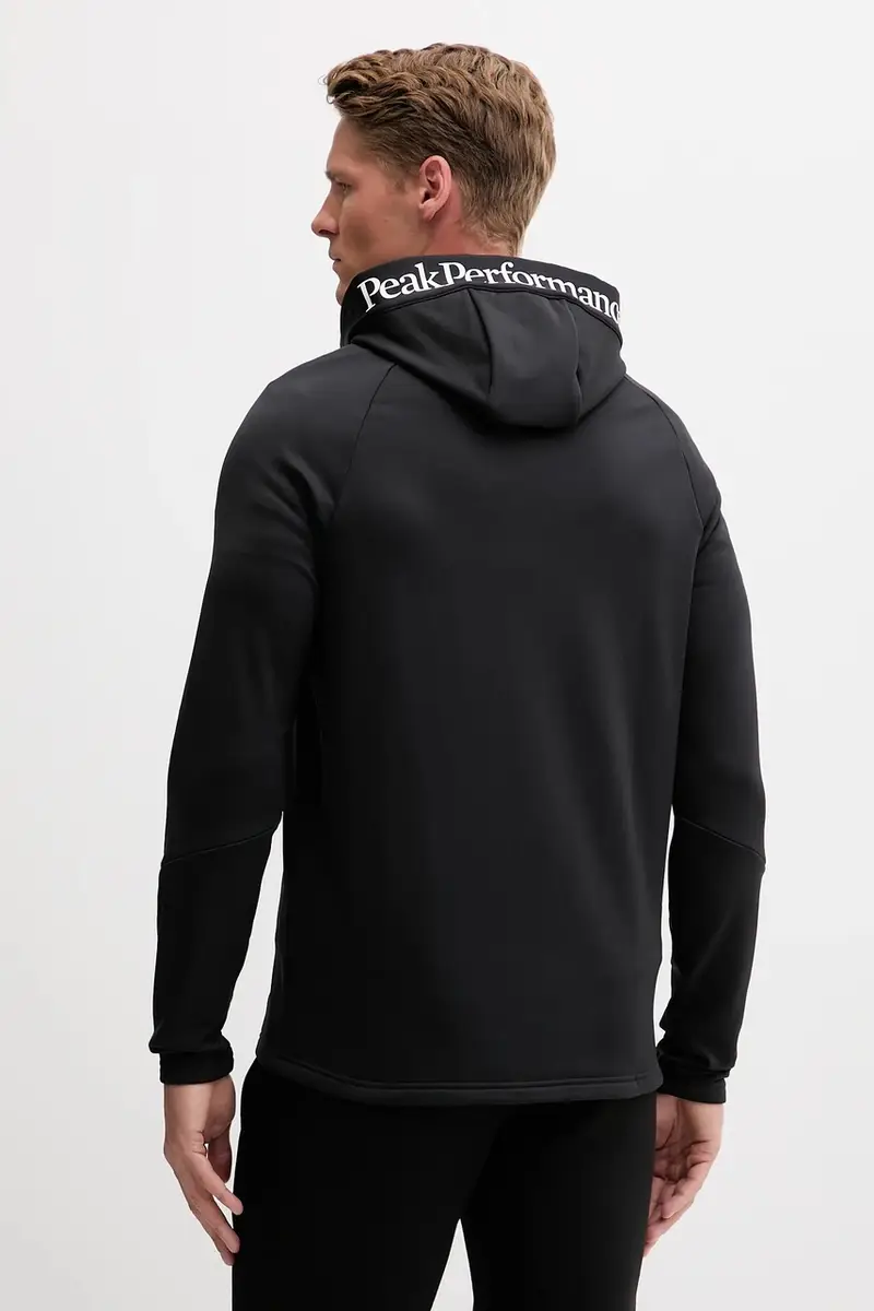 felpa Rider uomo colore nero con cappuccio G80573 miniatura 3