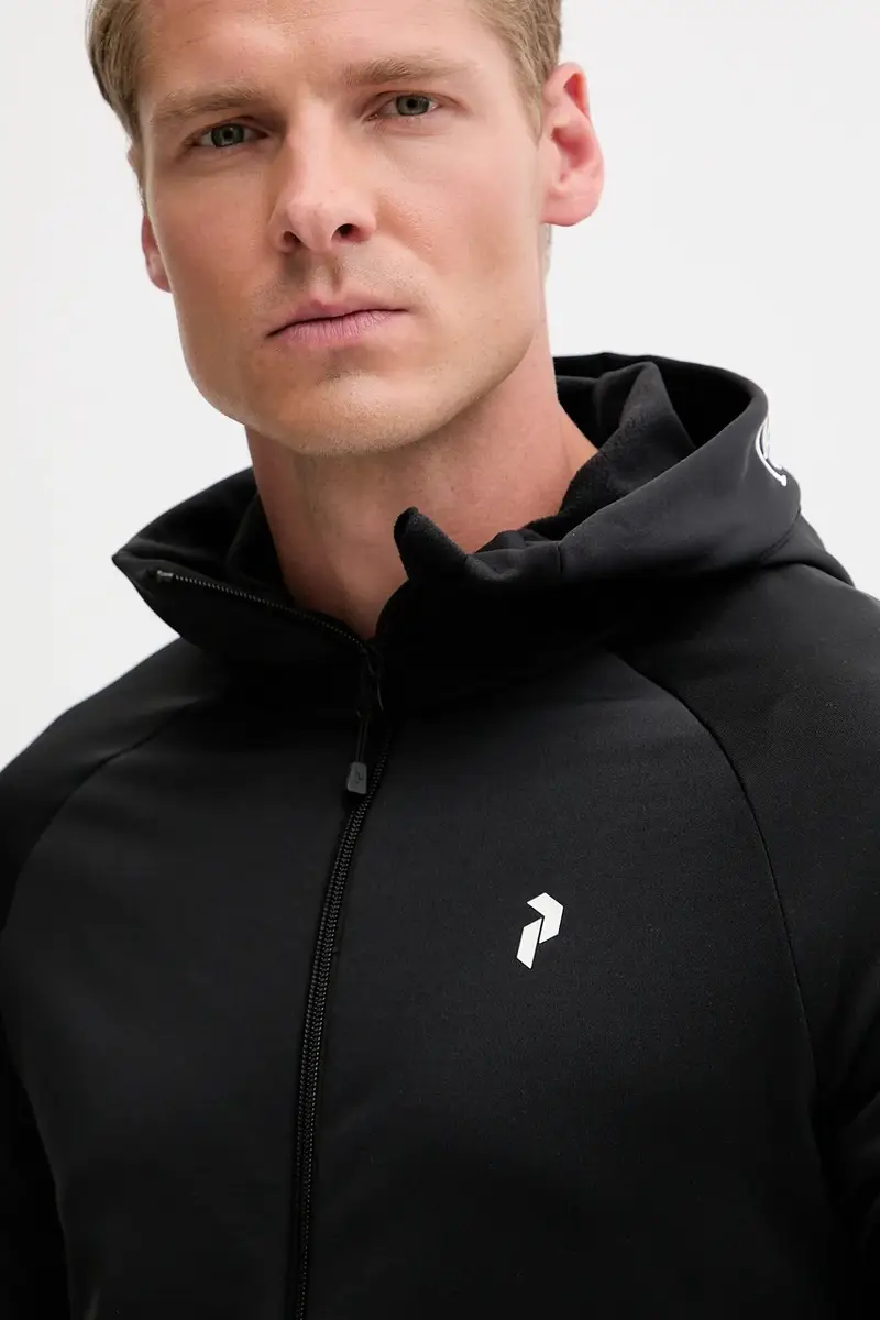 felpa Rider uomo colore nero con cappuccio G80573 miniatura 4