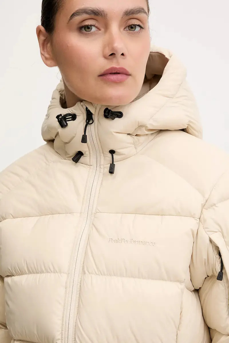 giacca da sci imbottita Frost colore beige miniatura 4