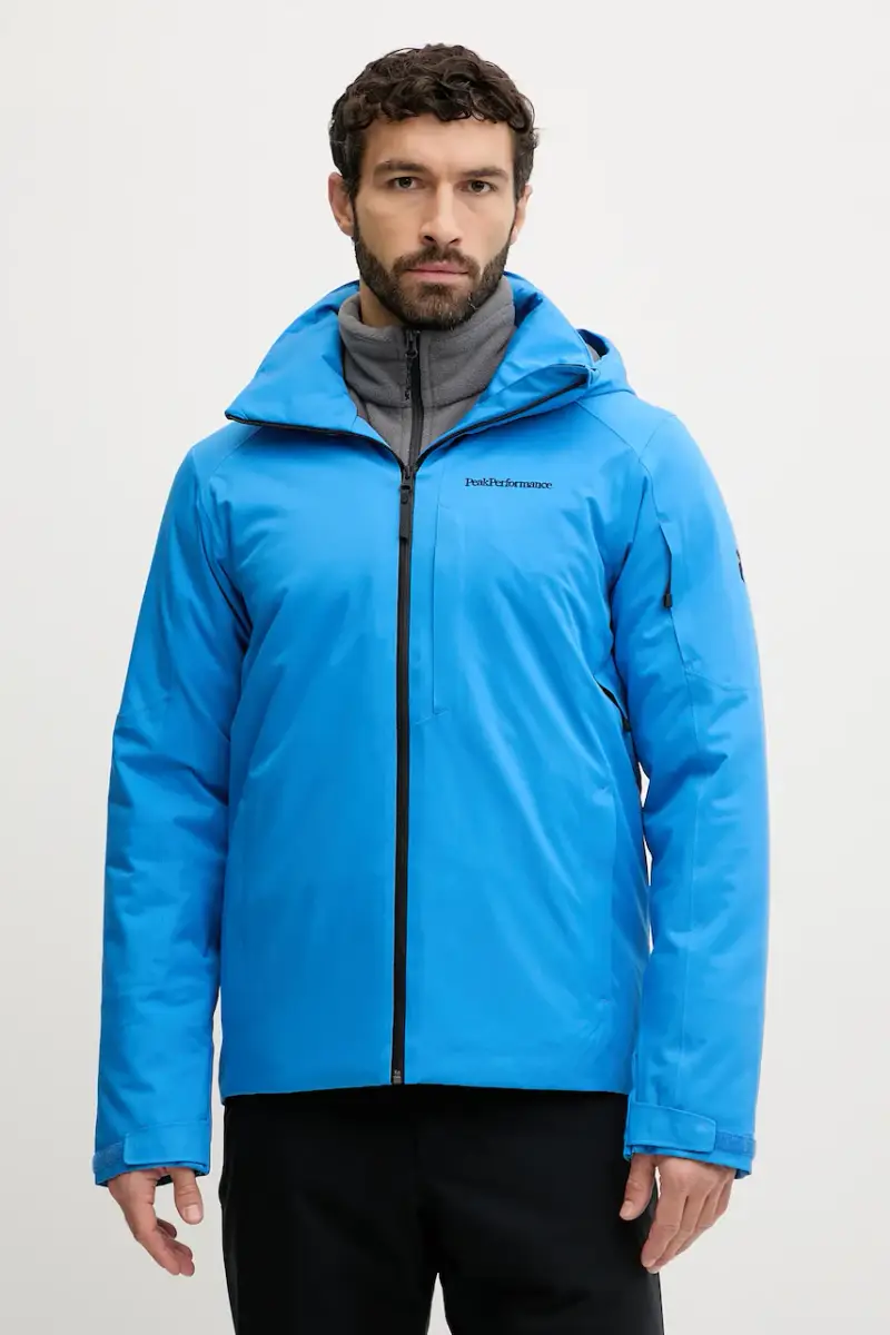 giacca da sci Maroon Blu