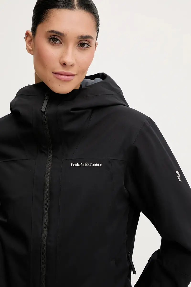 giacca da sci Rider Nero miniatura 4