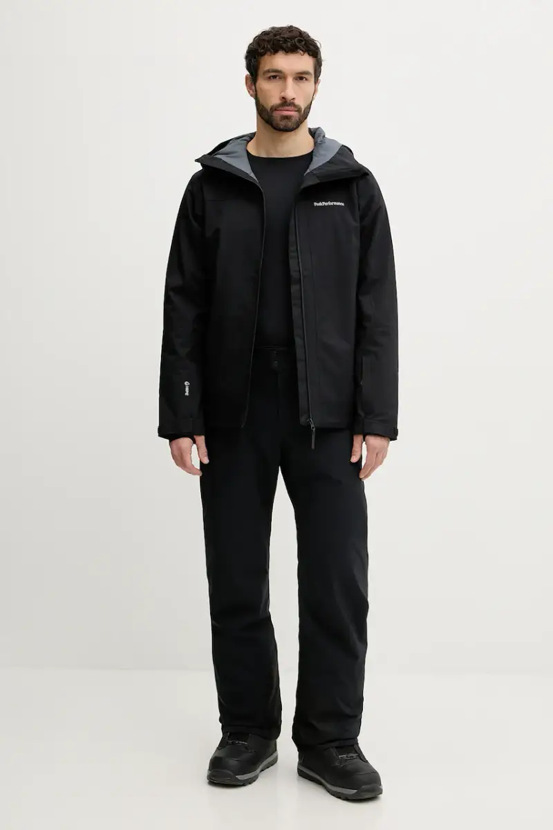 giacca da sci Rider Nero miniatura 2