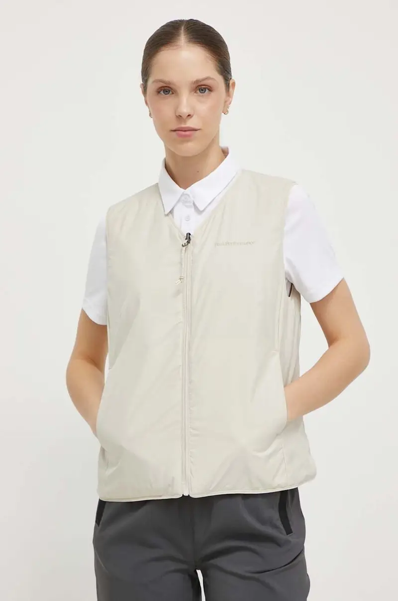 Peak Performance Gilet Donna Beige 2209325