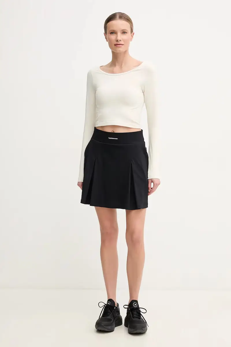 gonna sportiva colore nero G80206 miniatura 2