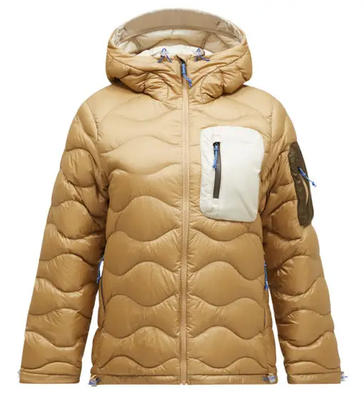 Helium Utility Down Hood W - giacca piumino - donna Light Brown