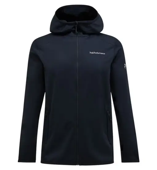 Light Zip Hood - felpa in pile - uomo Black