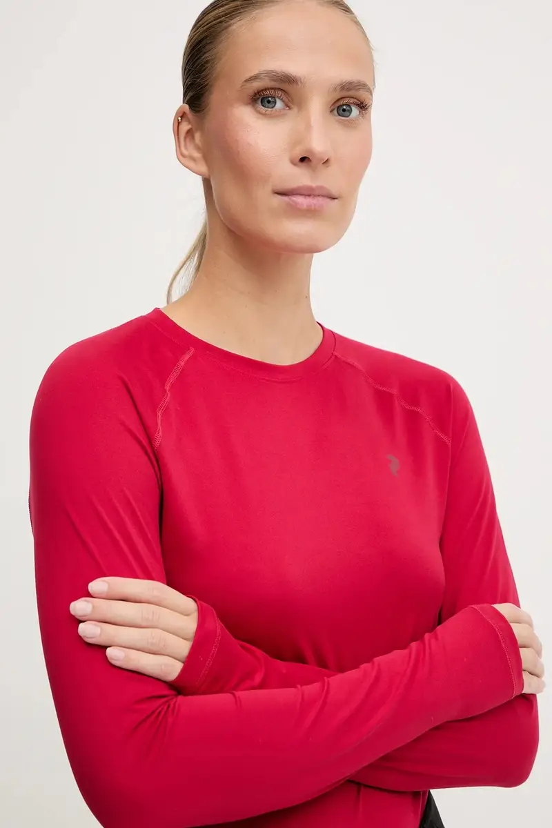 longsleeve funzionale Spirit Rosso miniatura 4